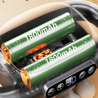 Appareil massage - High - FrequencyBodyMassage™ - Blanc 8 têtes - novabodyzen