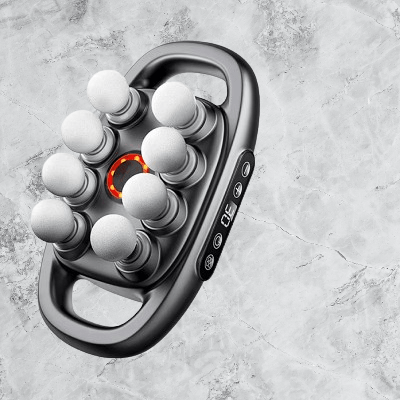 Appareil Massage - High - FrequencyBodyMassage™ - Gris 8 têtes - novabodyzen