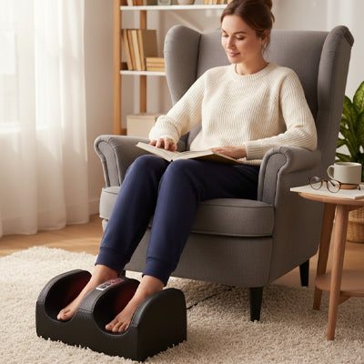 appareil massage pied rouleau petrissage bien etre maison