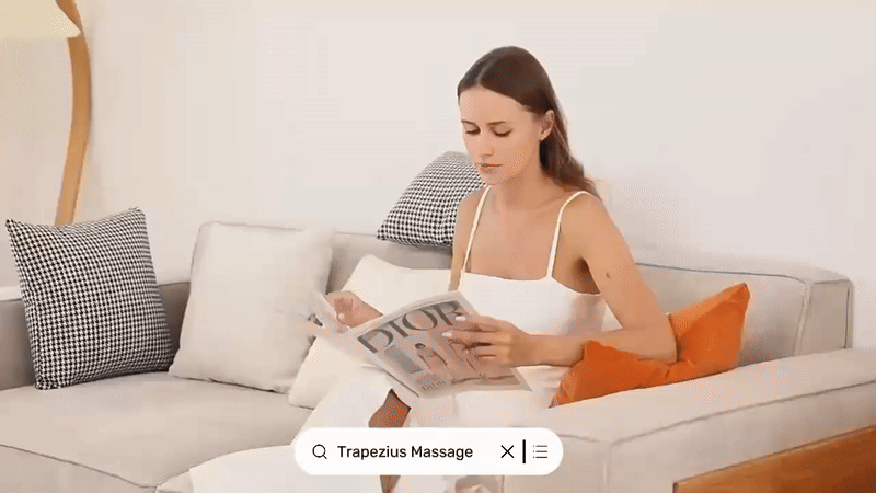 appareil massage trapeze detente maison cocooning