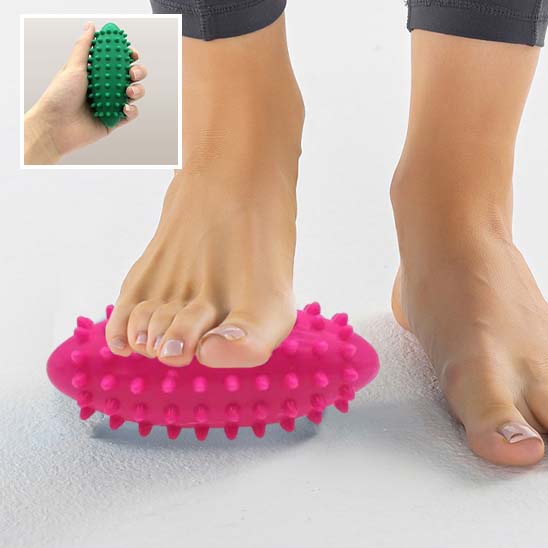 balle massage main pied corps