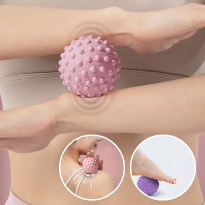 balle massage rose mains yoga ball