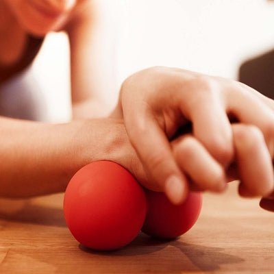 Boule de Massage - PeanutMassageBall™ - Rouge - novabodyzen