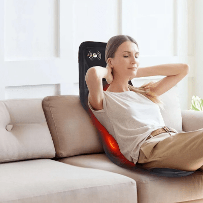 Chaise de Massage - HeatRelief™ - Noir - novabodyzen