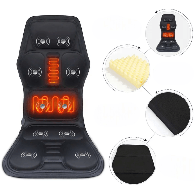 Chaise de Massage - HeatRelief™ - Noir - novabodyzen