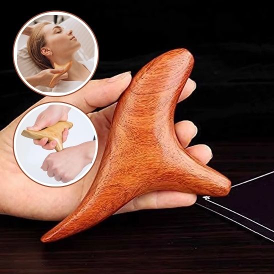 gua sha jambe main visage portable