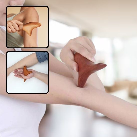 gua sha jambe main visage