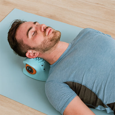 masseur cervical ems homme post entrainement