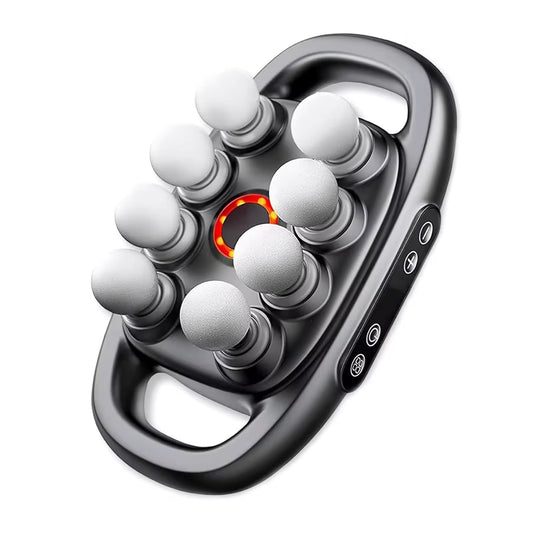 pistolet de massage 8 tetes noir