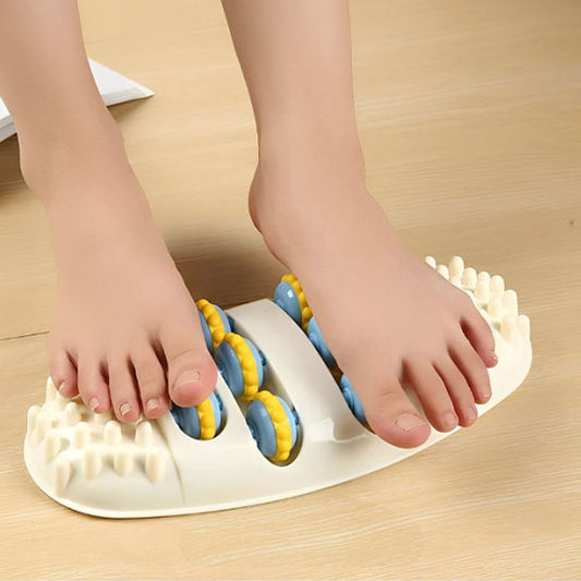 rouleau massage acupression plantaire relaxation refelexologie