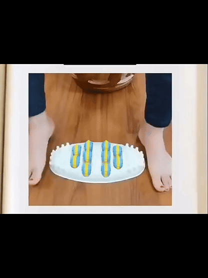 rouleau massage acupression plantaire relaxation